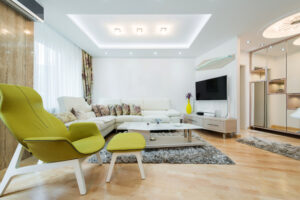 Room remodeling ideas - open space and modern lightning.